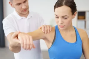 Physiotherapy for frozen shoulder